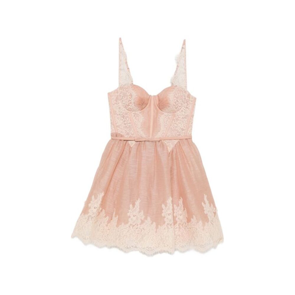 Zimmermann Women Valiant Silk And Linen Mini Dress